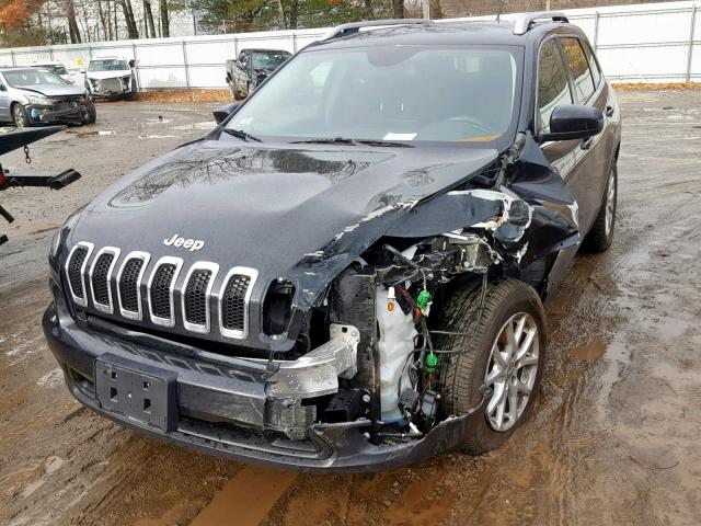 1C4PJMCS0FW666006 - 2015 JEEP CHEROKEE L BLACK photo 2