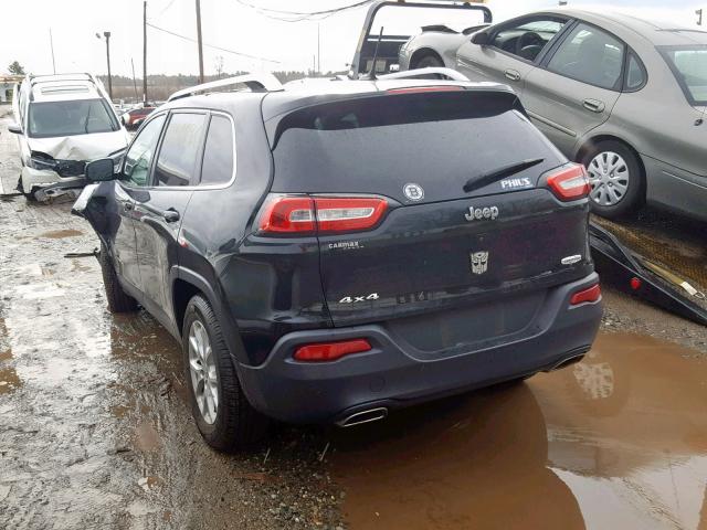 1C4PJMCS0FW666006 - 2015 JEEP CHEROKEE L BLACK photo 3