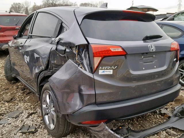 3CZRU6H57HM710028 - 2017 HONDA HR-V EX GRAY photo 3