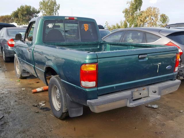 1FTYR10C9XUB53326 - 1999 FORD RANGER GREEN photo 3