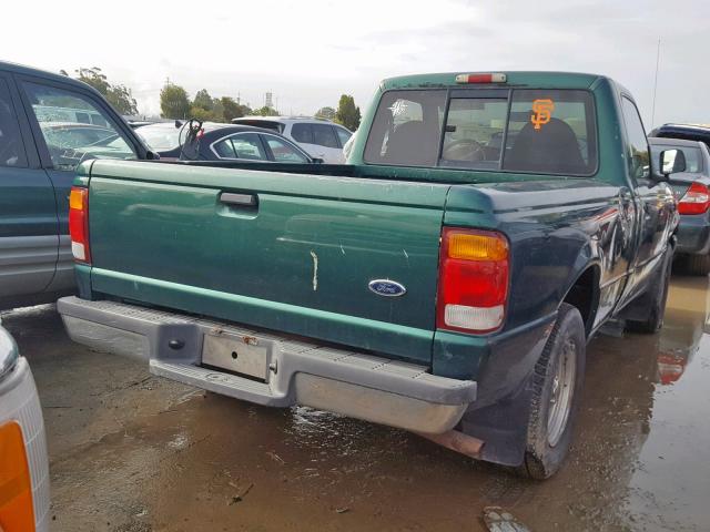 1FTYR10C9XUB53326 - 1999 FORD RANGER GREEN photo 4