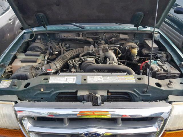 1FTYR10C9XUB53326 - 1999 FORD RANGER GREEN photo 7