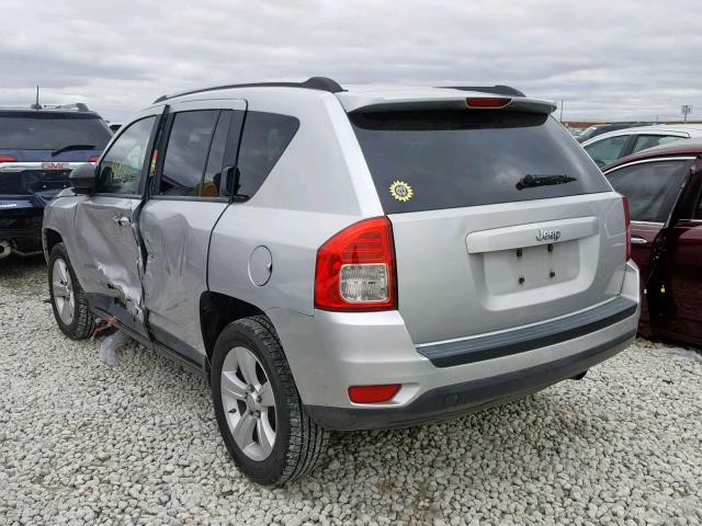 1J4NT1FA3BD216773 - 2011 JEEP COMPASS SP ვერცხლისფერი ფოტო 3