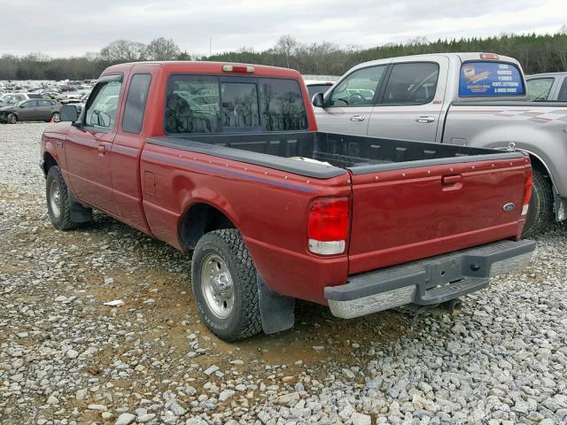 1FTYR14X7WPB59247 - 1998 FORD RANGER SUP RED photo 3