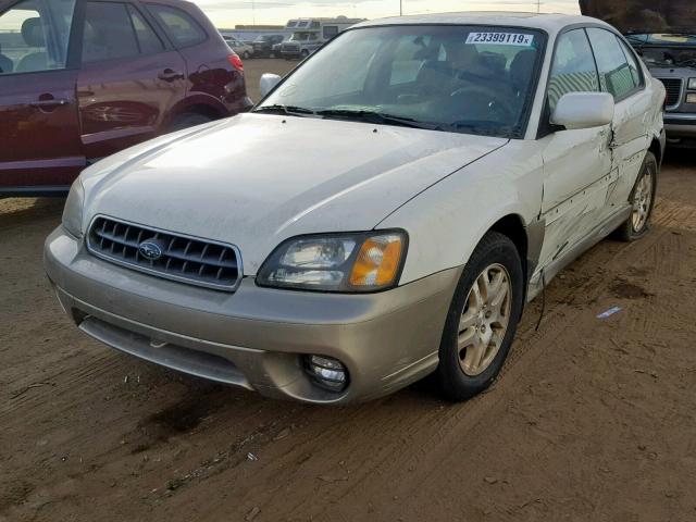 4S3BE686637208448 - 2003 SUBARU LEGACY OUT WHITE photo 2