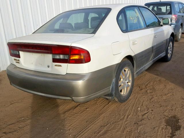 4S3BE686637208448 - 2003 SUBARU LEGACY OUT WHITE photo 4