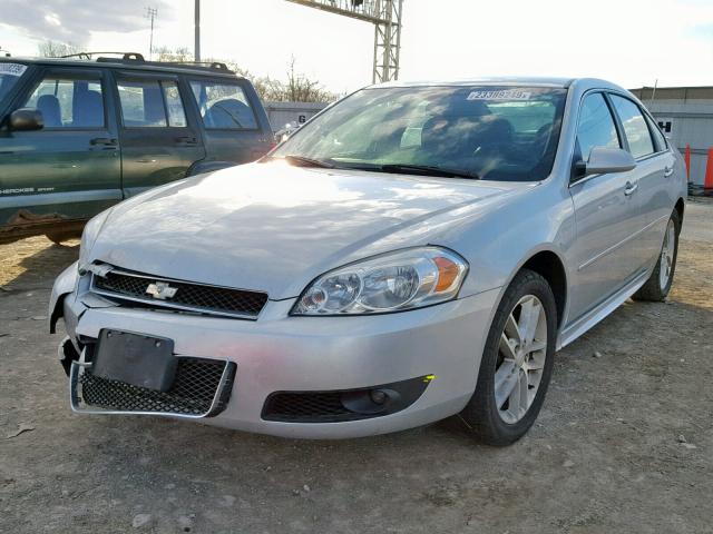 2G1WC5E31E1106902 - 2014 CHEVROLET IMPALA LIM SILVER photo 2