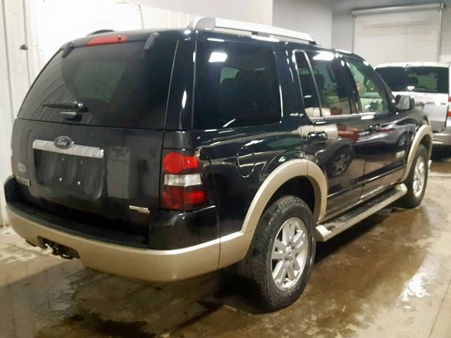 1FMEU74E67UB35930 - 2007 FORD EXPLORER E BLACK photo 4