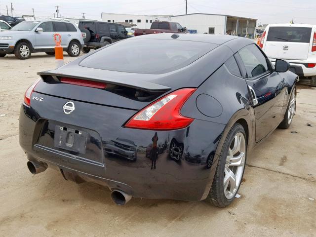 JN1AZ44E99M409565 - 2009 NISSAN 370Z BLACK photo 4