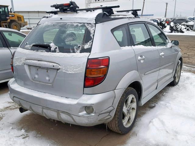 5Y2SL65826Z427072 - 2006 PONTIAC VIBE SILVER photo 4