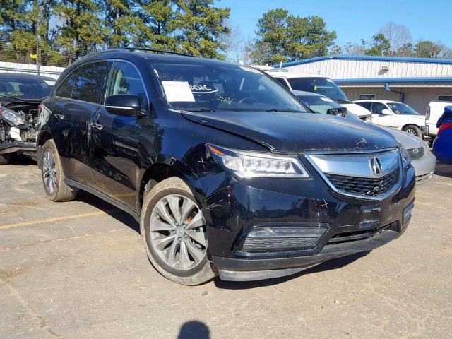 5FRYD4H48FB015909 - 2015 ACURA MDX TECHNO BLACK photo 1