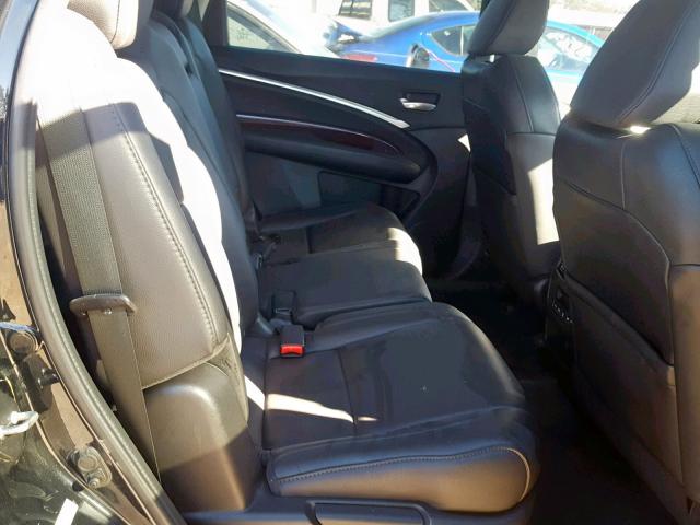 5FRYD4H48FB015909 - 2015 ACURA MDX TECHNO BLACK photo 6