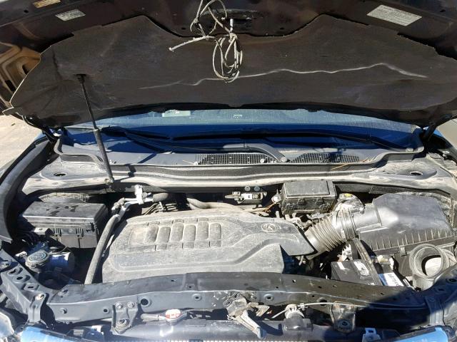 5FRYD4H48FB015909 - 2015 ACURA MDX TECHNO BLACK photo 7