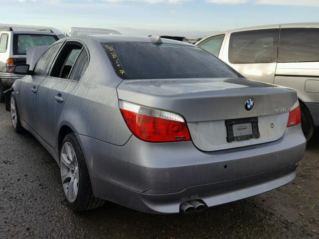 WBANF73517CU21526 - 2007 BMW 530 XI GRAY photo 3