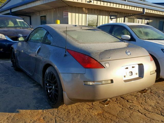 JN1BZ34E88M752199 - 2008 NISSAN 350Z COUPE GRAY photo 3