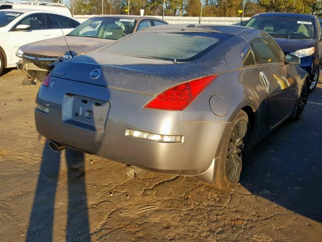 JN1BZ34E88M752199 - 2008 NISSAN 350Z COUPE GRAY photo 4