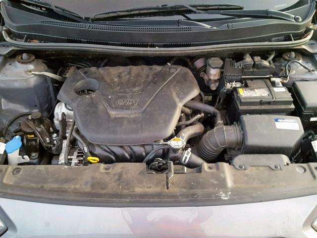 KMHCT5AE4HU343129 - 2017 HYUNDAI ACCENT SE GRAY photo 7