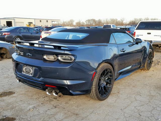 1G1FK3D62K0112220 - 2019 CHEVROLET CAMARO ZL1 灰色 照片 4