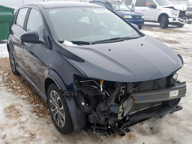 1G1JD6SH5H4177672 - 2017 CHEVROLET SONIC LT BLACK photo 1