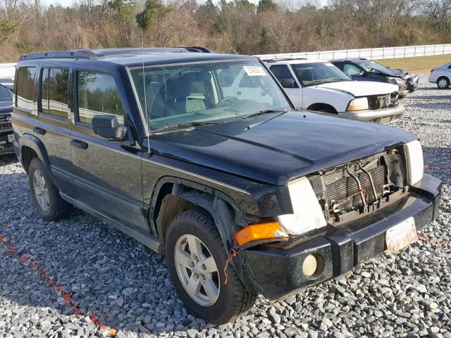 1J8HG48N36C231979 - 2006 JEEP COMMANDER შავი ფოტო 1