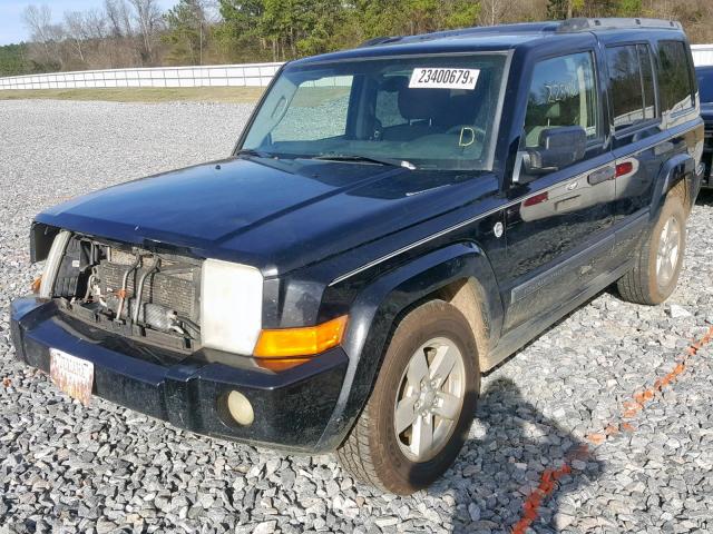 1J8HG48N36C231979 - 2006 JEEP COMMANDER შავი ფოტო 2