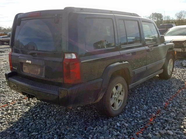 1J8HG48N36C231979 - 2006 JEEP COMMANDER შავი ფოტო 4