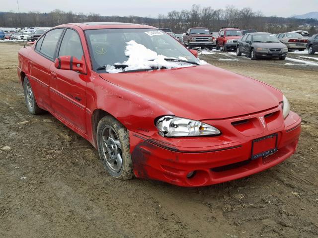 1G2NW52E62C106050 - 2002 PONTIAC GRAND AM G RED photo 1