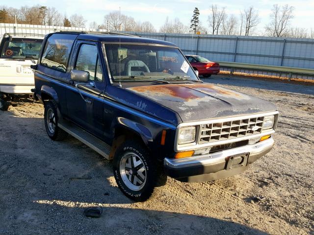 1FMCU14T3HUC08871 - 1987 FORD BRONCO II BLUE photo 1