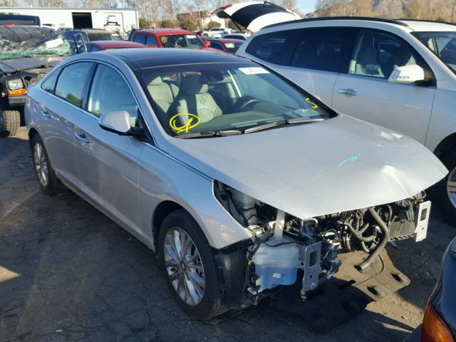 5NPE34AF0FH144327 - 2015 HYUNDAI SONATA SPO SILVER photo 1