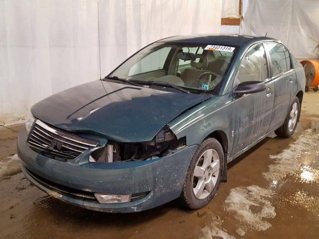 1G8AL55F97Z163932 - 2007 SATURN ION LEVEL GREEN photo 2