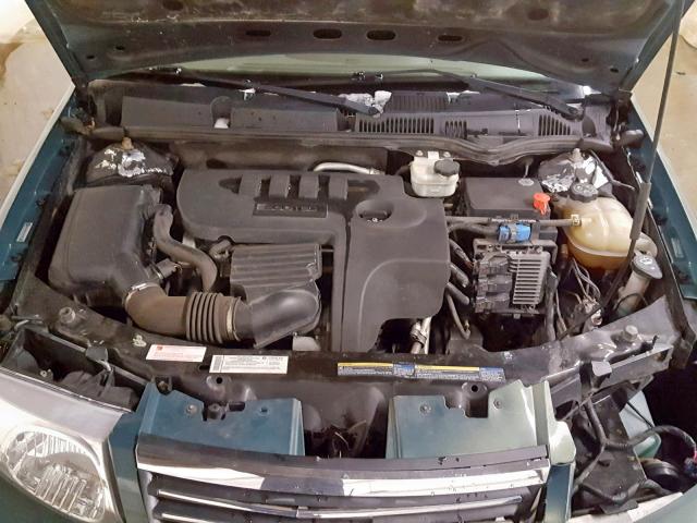 1G8AL55F97Z163932 - 2007 SATURN ION LEVEL GREEN photo 7