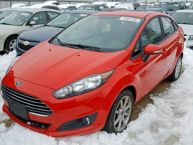 3FADP4BJ2FM161682 - 2015 FORD FIESTA SE RED photo 2