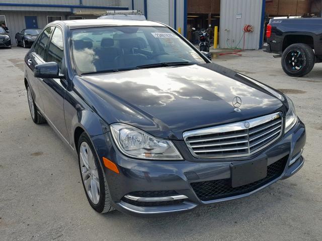 WDDGF4HBXDR254543 - 2013 MERCEDES-BENZ C 250 GRAY photo 1