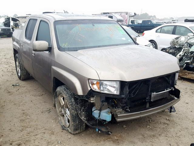 5FPYK1F59BB005618 - 2011 HONDA RIDGELINE GOLD photo 1