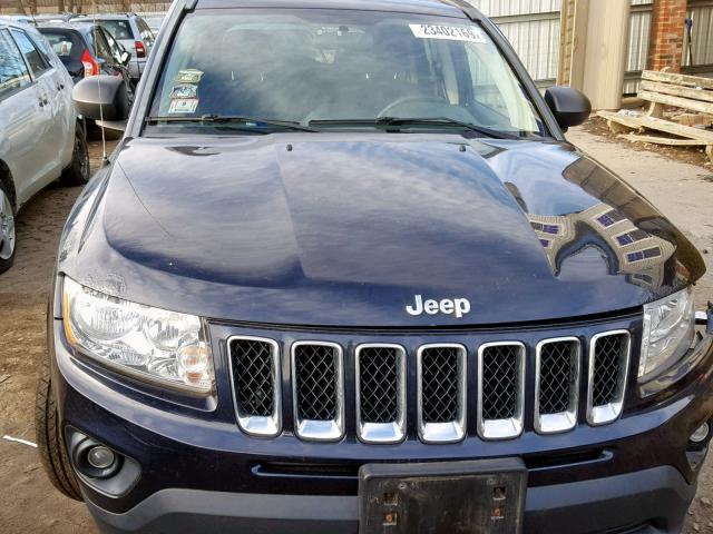 1J4NF1FB0BD142017 - 2011 JEEP COMPASS SP ლურჯი ფოტო 9