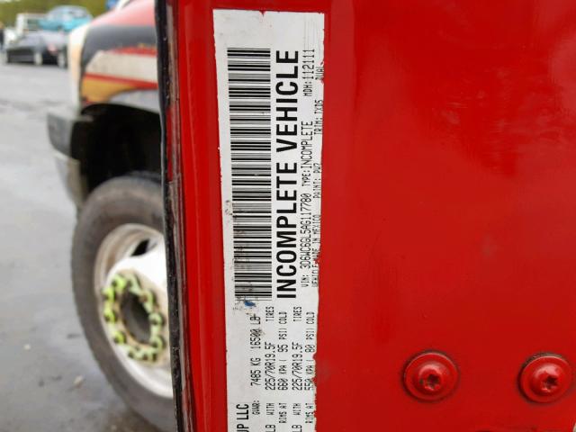 3D6WC6GL5AG117780 - 2010 DODGE RAM 4500 S RED photo 10