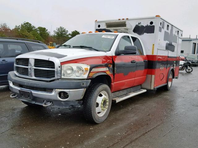 3D6WC6GL5AG117780 - 2010 DODGE RAM 4500 S RED photo 2