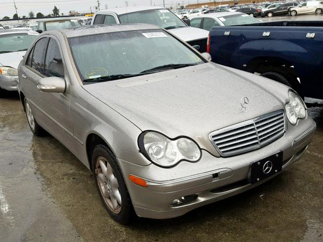 WDBRF61J83F303723 - 2003 MERCEDES-BENZ C 240 GRAY photo 1