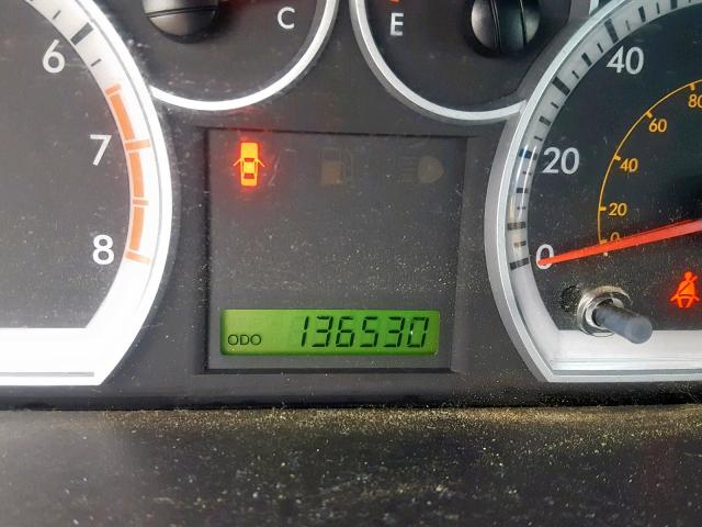 KL1TD56E89B385561 - 2009 CHEVROLET AVEO LS RED photo 8