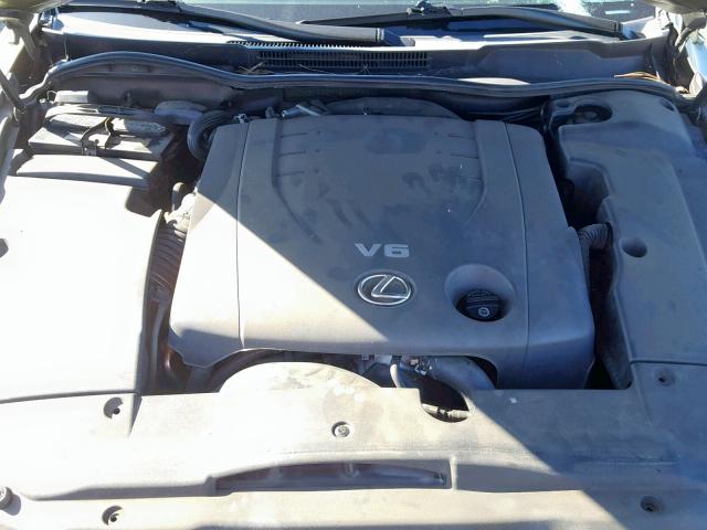 JTHBK262775038795 - 2007 LEXUS IS 250 GREEN photo 7