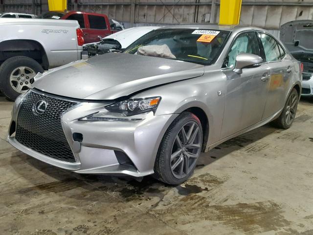 JTHBF1D29F5079946 - 2015 LEXUS IS 250 GRAY photo 2