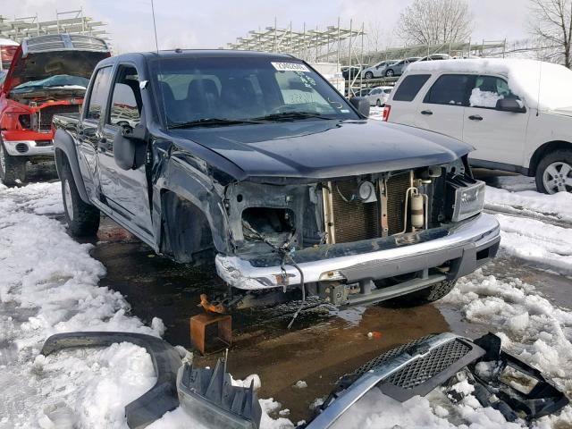 1GCDT13E878167997 - 2007 CHEVROLET COLORADO BLACK photo 1