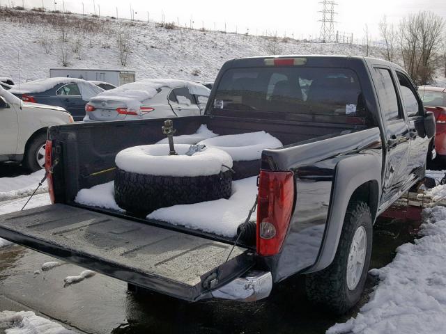 1GCDT13E878167997 - 2007 CHEVROLET COLORADO BLACK photo 4