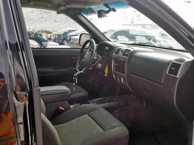 1GCDT13E878167997 - 2007 CHEVROLET COLORADO BLACK photo 5