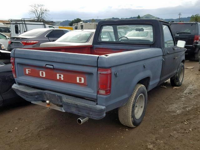 1FTBR10A3JUD82788 - 1988 FORD RANGER GRAY photo 4