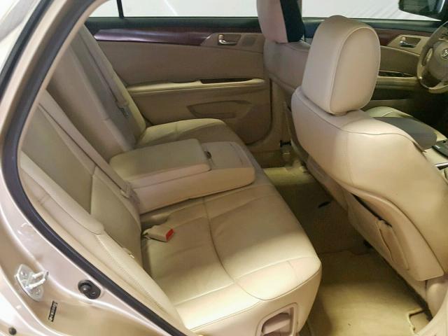 4T1BK3DB0BU381453 - 2011 TOYOTA AVALON BAS Qızıl foto 6
