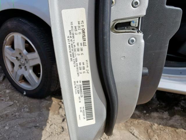 1B3HB48B08D631296 - 2008 DODGE CALIBER SX SILVER photo 10