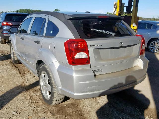 1B3HB48B08D631296 - 2008 DODGE CALIBER SX SILVER photo 3