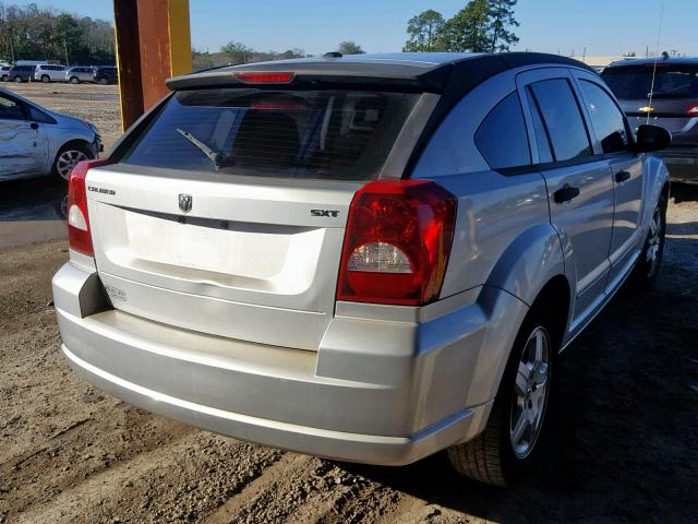 1B3HB48B08D631296 - 2008 DODGE CALIBER SX SILVER photo 4