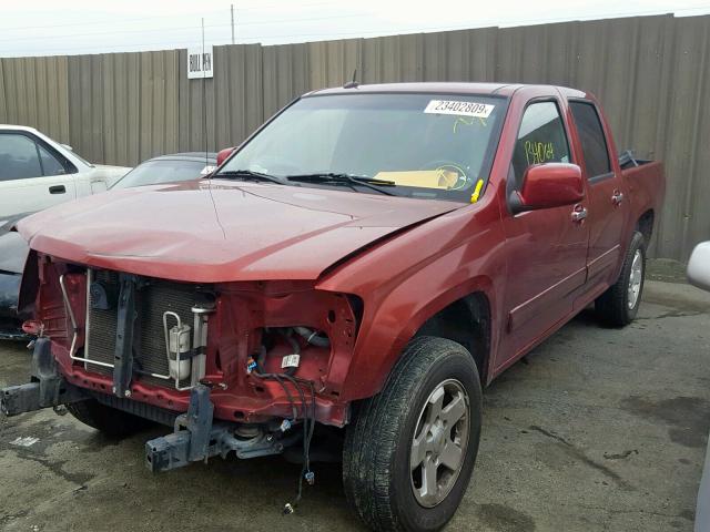 1GCDSCF93B8131219 - 2011 CHEVROLET COLORADO L BURGUNDY photo 2